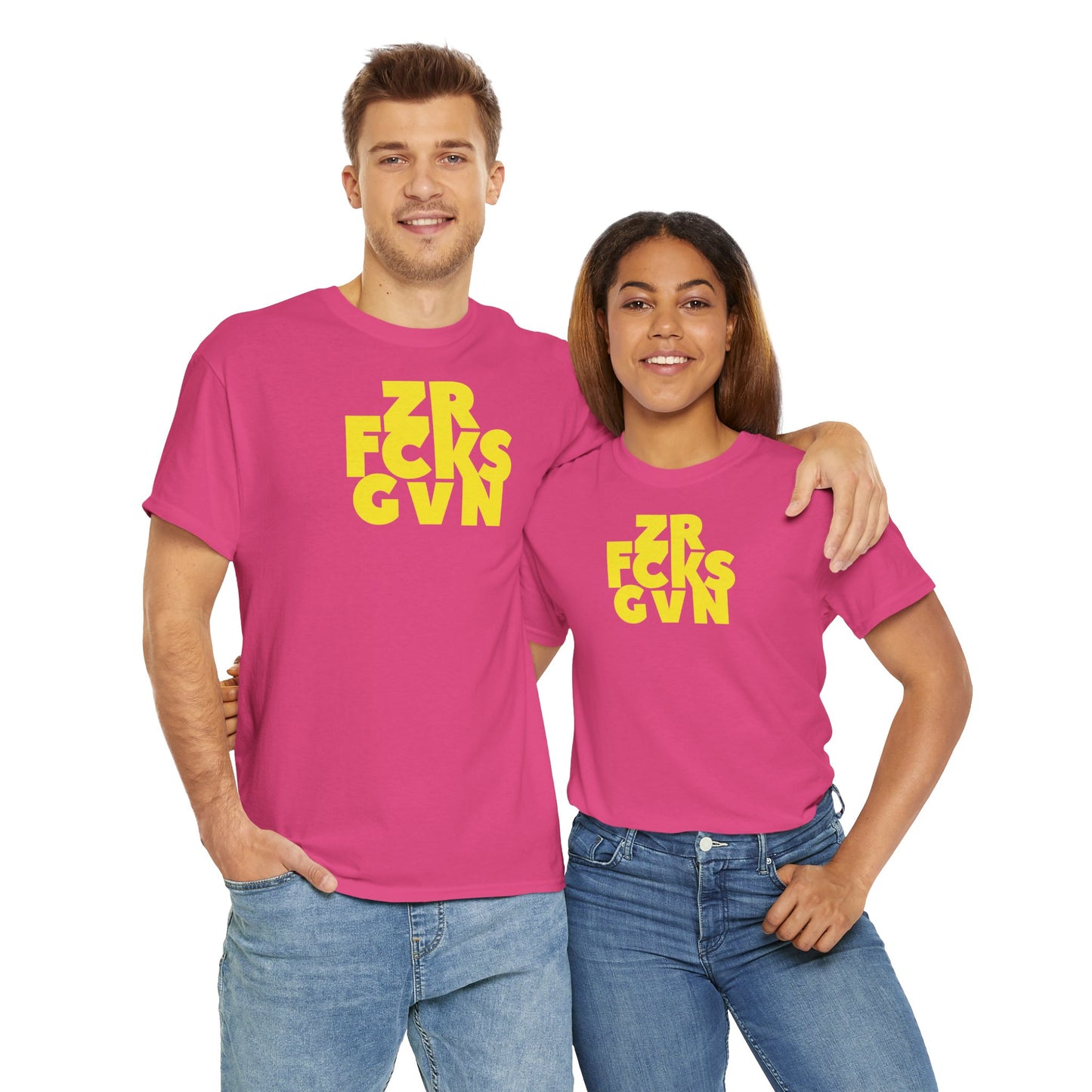 ZR FCKS GVN Unisex Heavy Cotton Tee