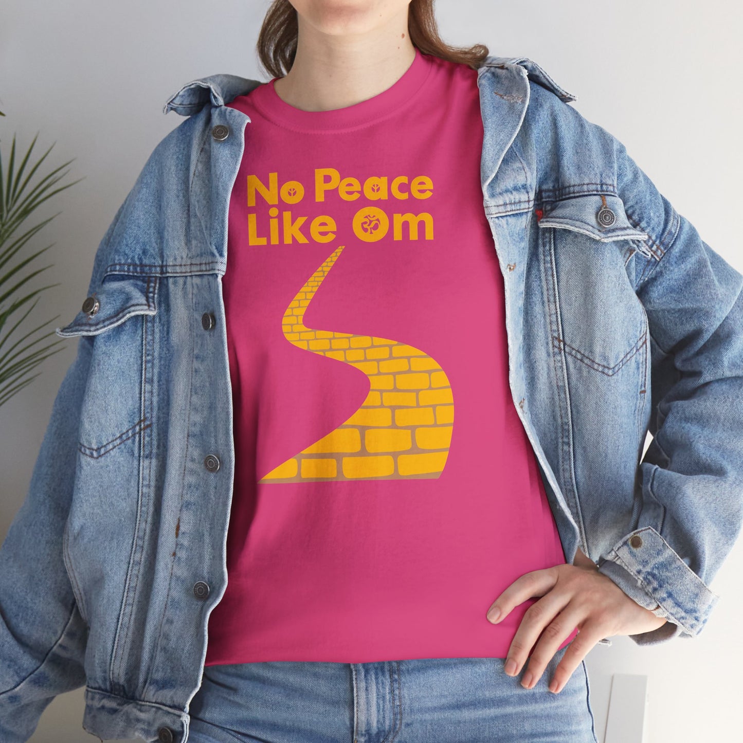 No Peace Like Om Unisex Heavy Cotton Tee