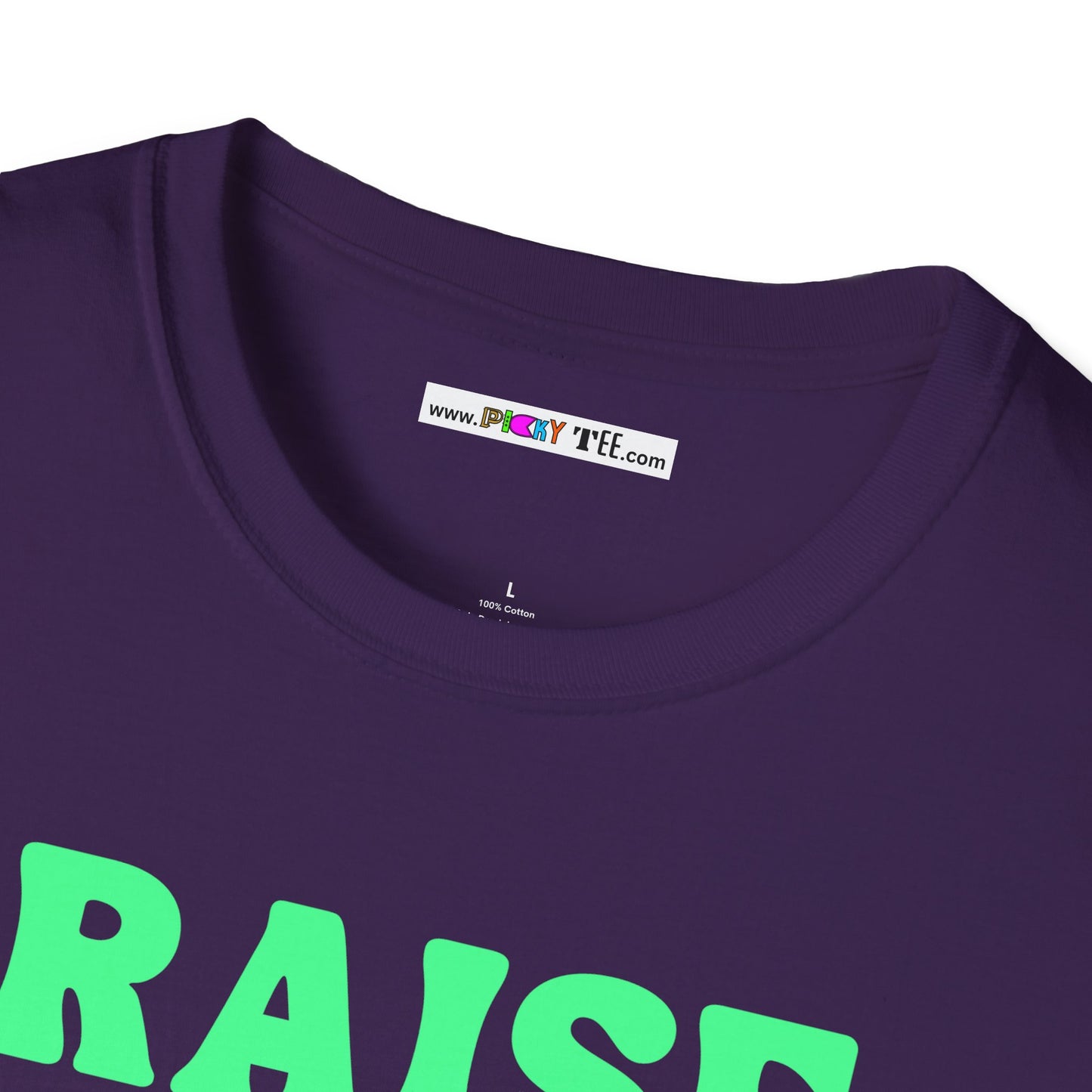 pRAISE DA tROOF Unisex Softstyle 100% Cotton T-Shirt