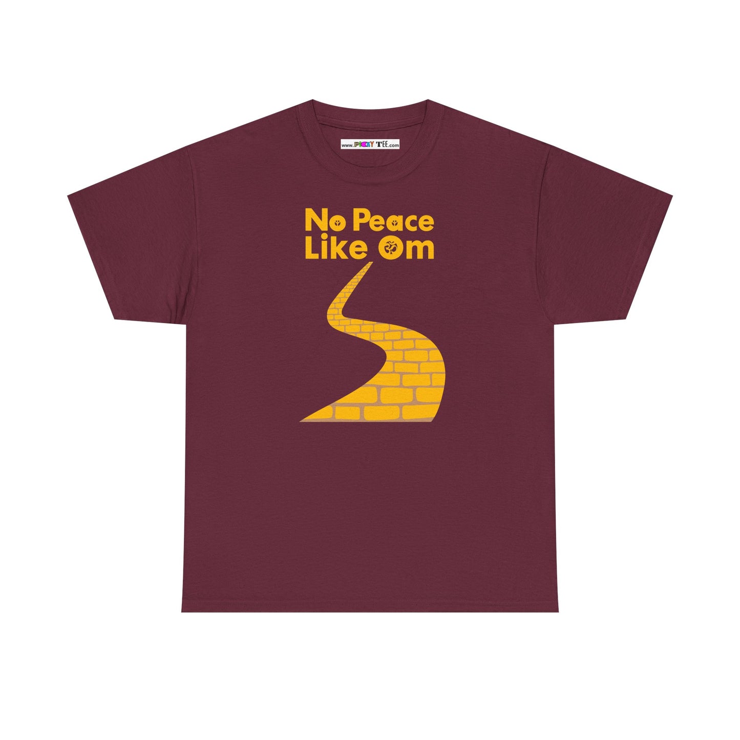 No Peace Like Om Unisex Heavy Cotton Tee