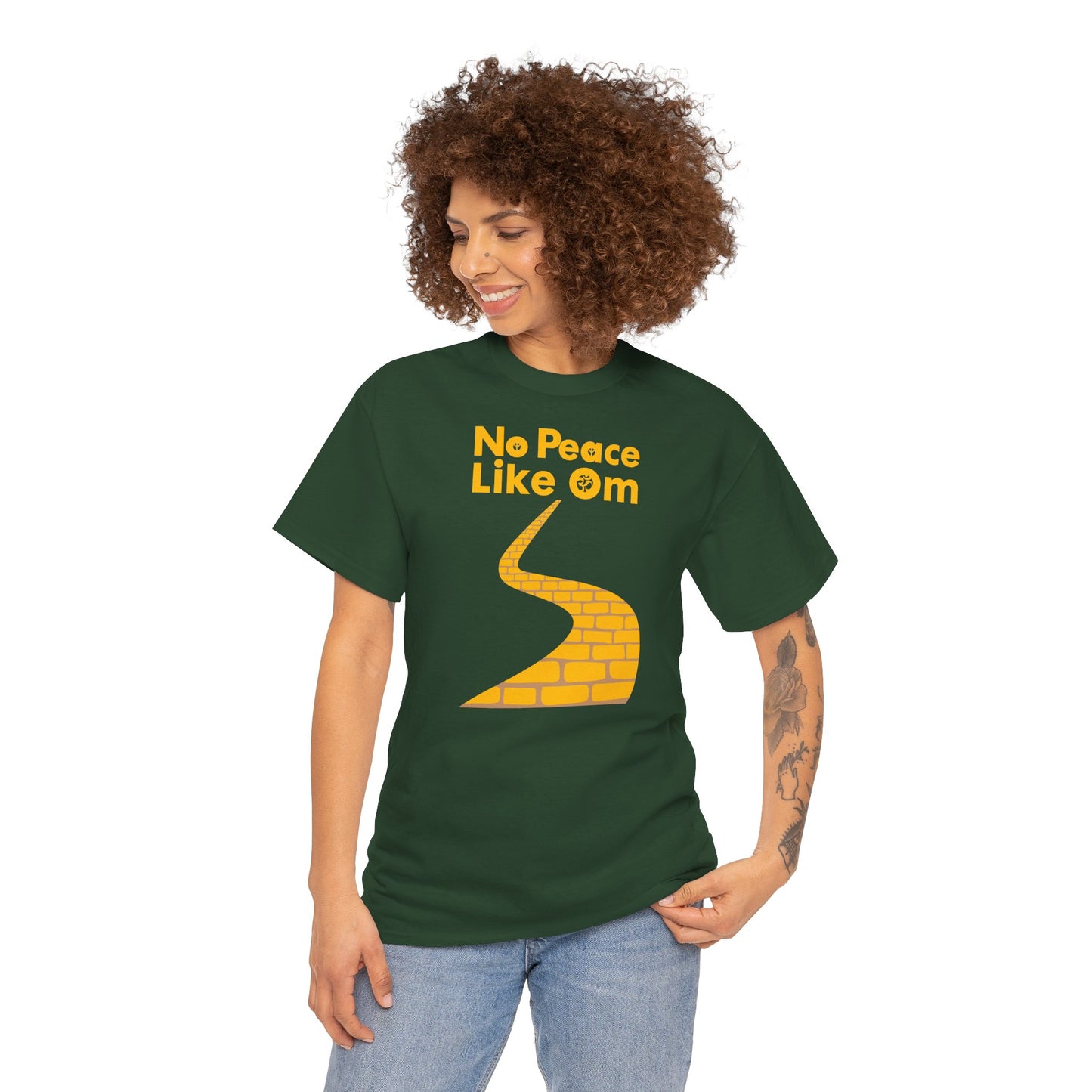 No Peace Like Om Unisex Heavy Cotton Tee