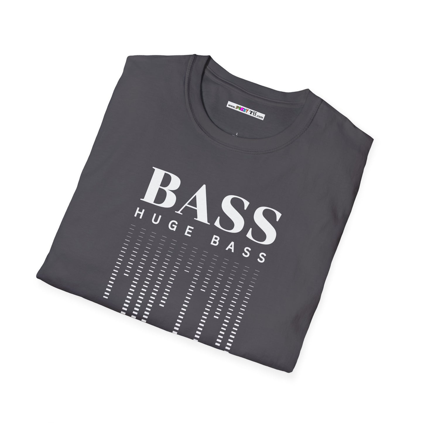 BASS HUGE BASS Unisex Softstyle 100% Cotton T-Shirt