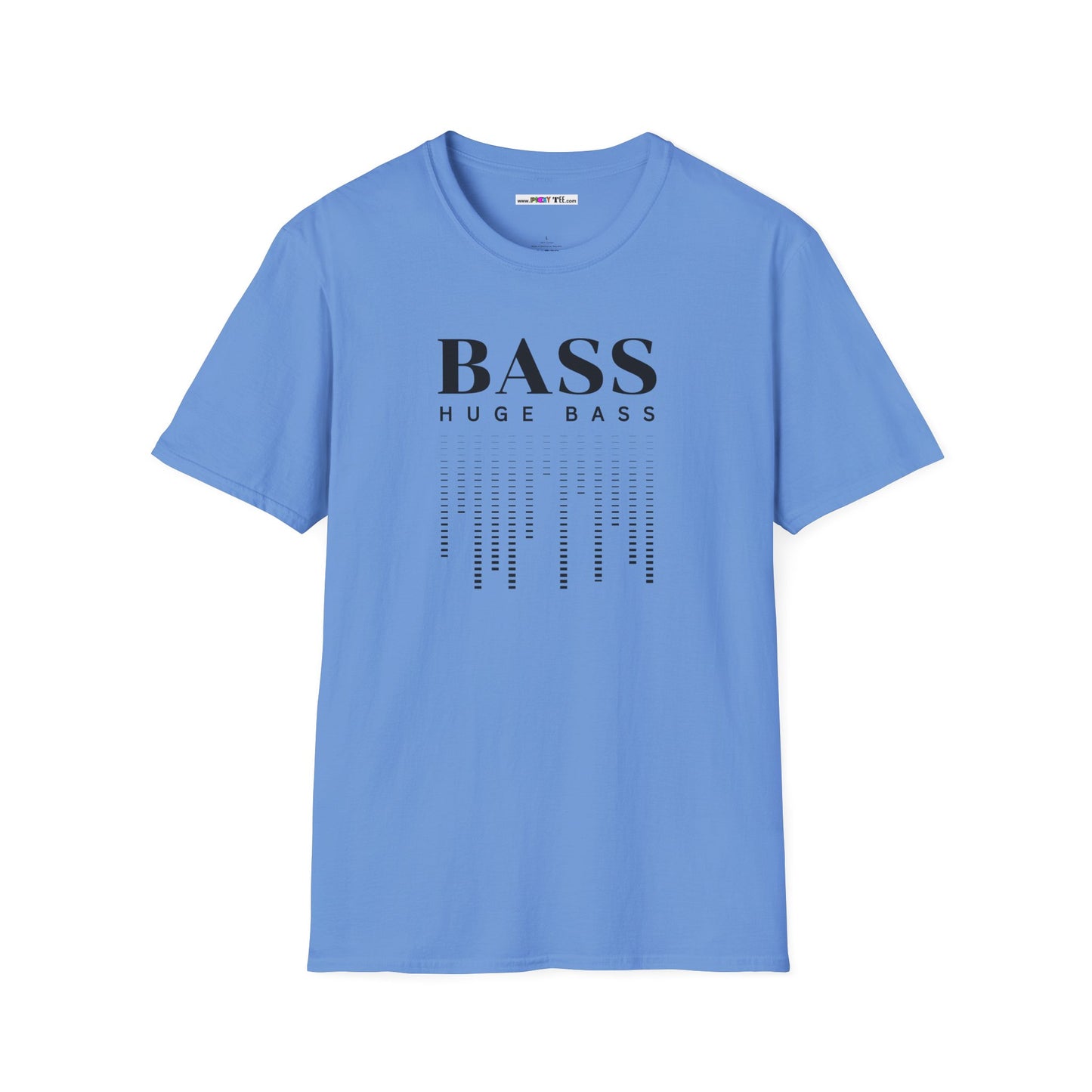 BASS HUGE BASS Unisex Softstyle 100% Cotton T-Shirt