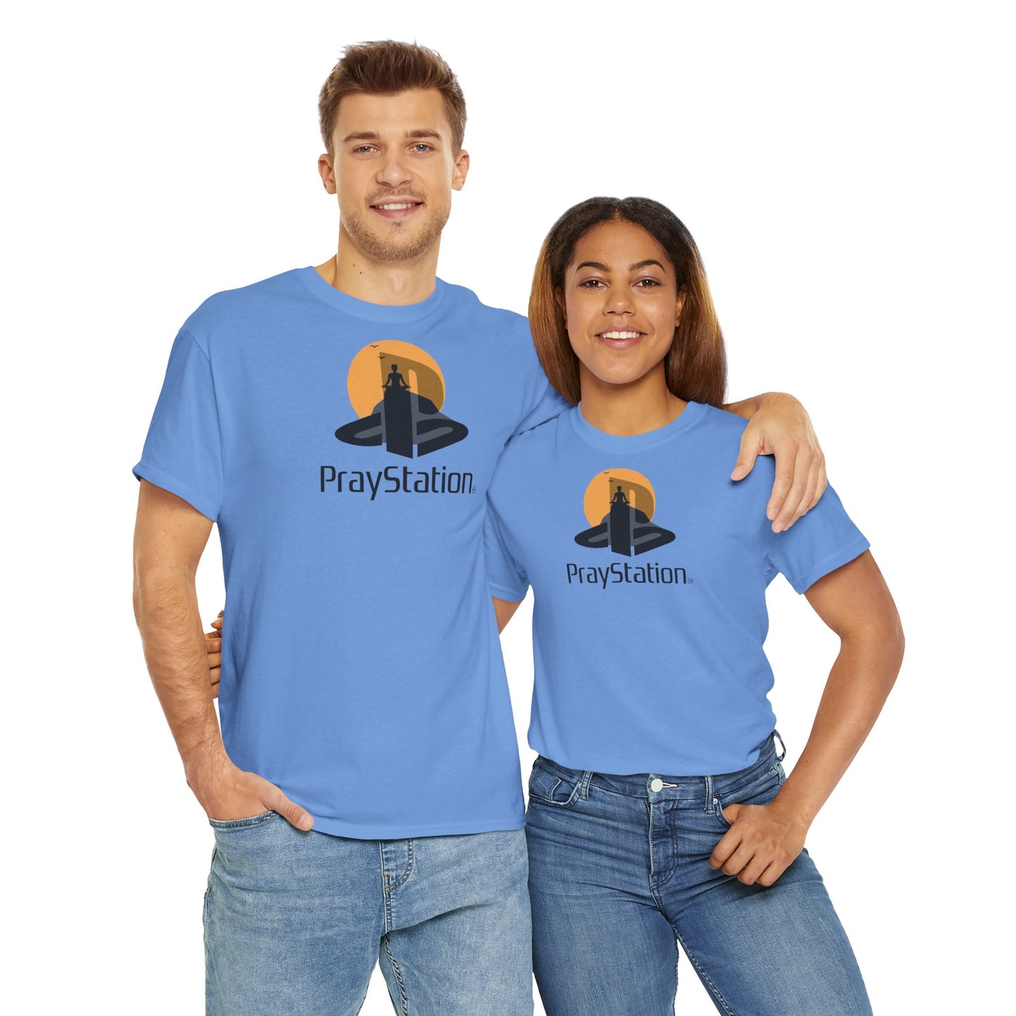 PrayStation Unisex Heavy Cotton Tee