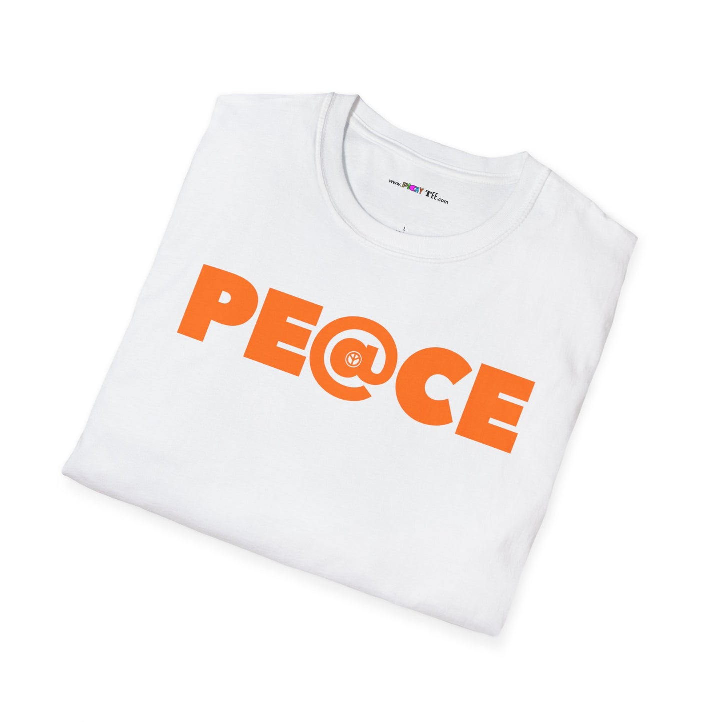 AT PEACE Unisex Softstyle 100% Cotton T-Shirt