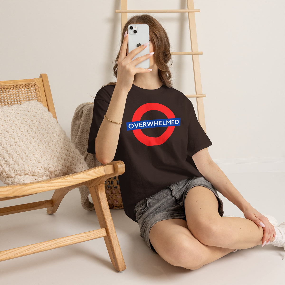 OVERWHELMED Unisex Heavy Cotton Tee