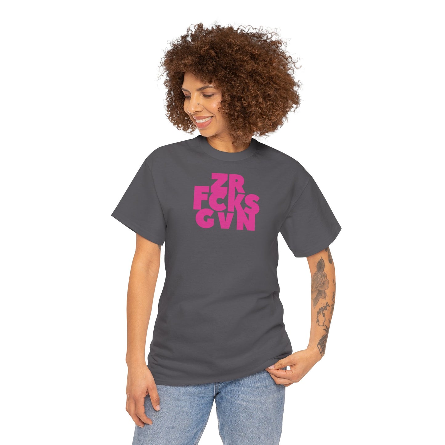 ZR FCKS GVN Unisex Heavy Cotton Tee