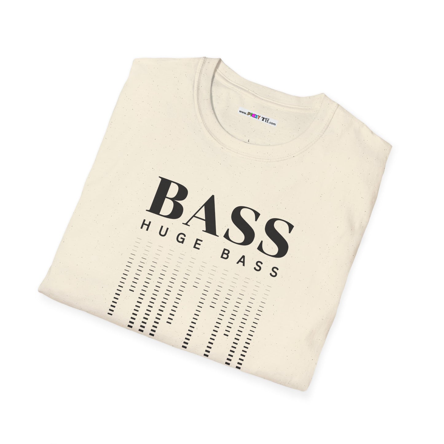 BASS HUGE BASS Unisex Softstyle 100% Cotton T-Shirt