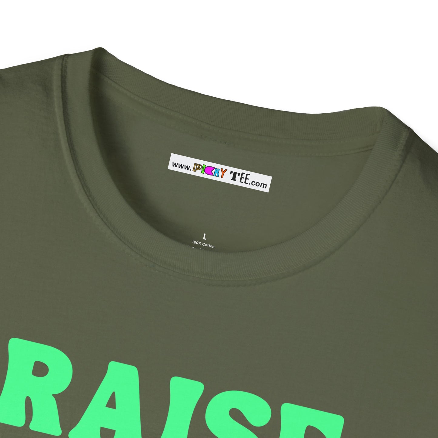 pRAISE DA tROOF Unisex Softstyle 100% Cotton T-Shirt