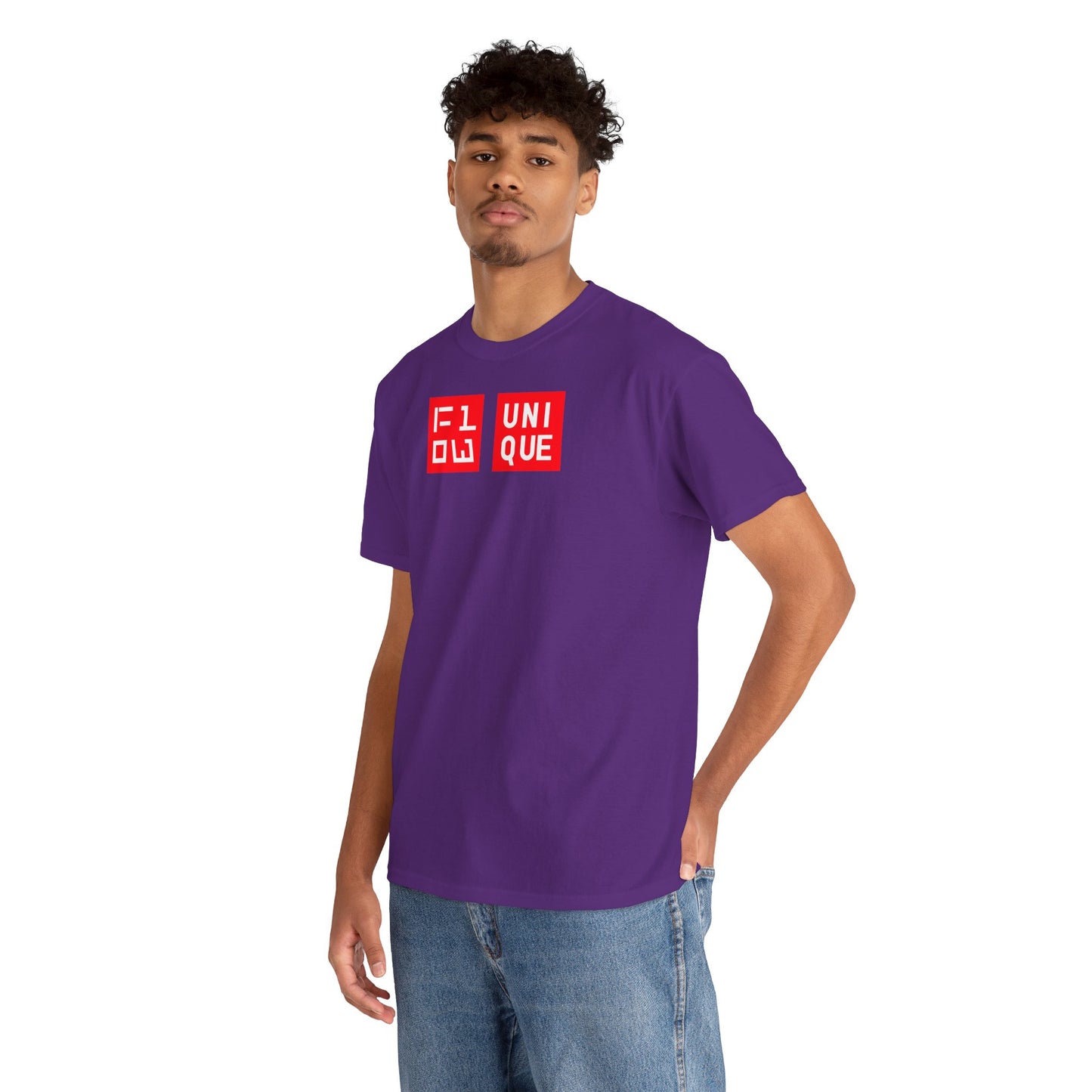 FLOW UNIQUE Unisex Heavy Cotton Tee