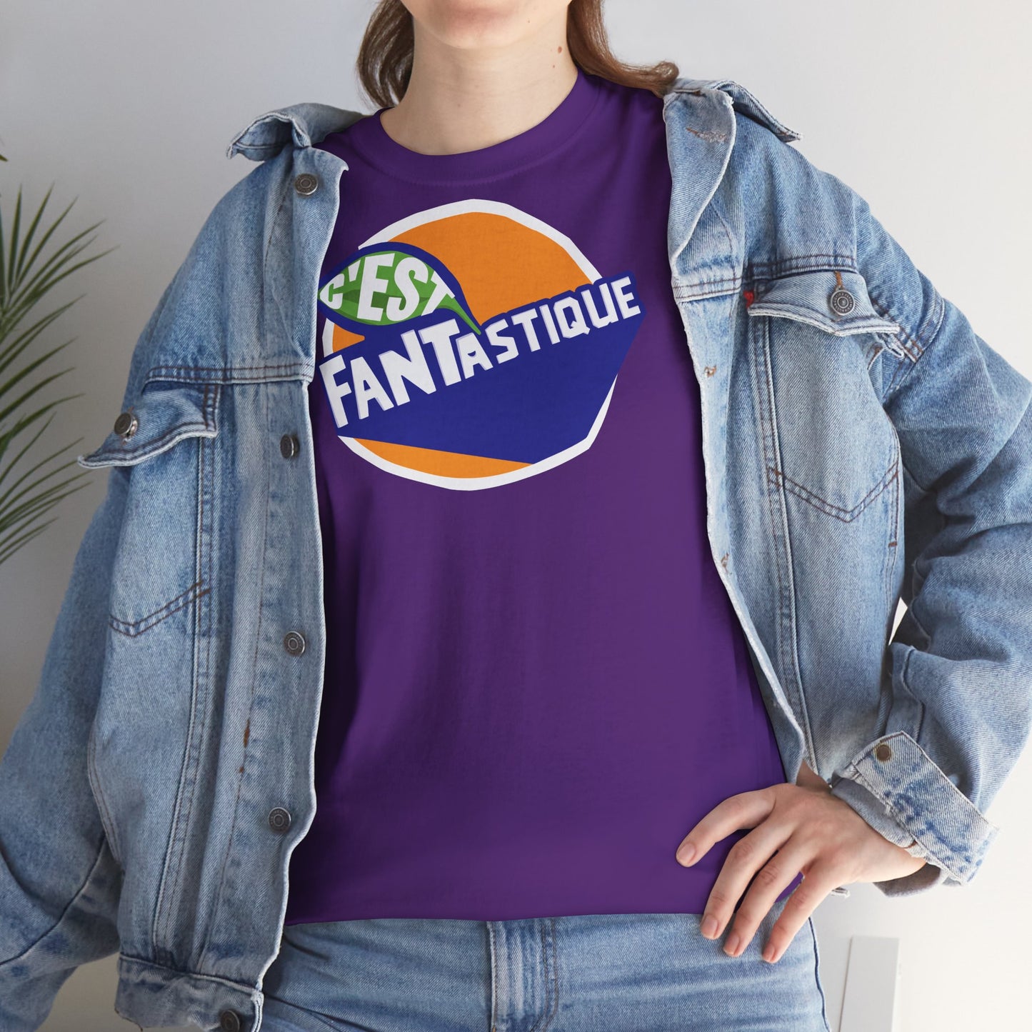 C'EST FANTASTIQUE Unisex Heavy Cotton Tee