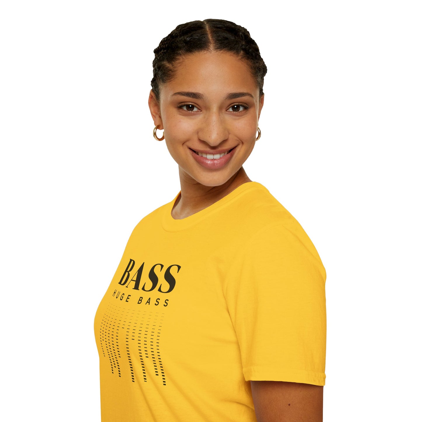 BASS HUGE BASS Unisex Softstyle 100% Cotton T-Shirt