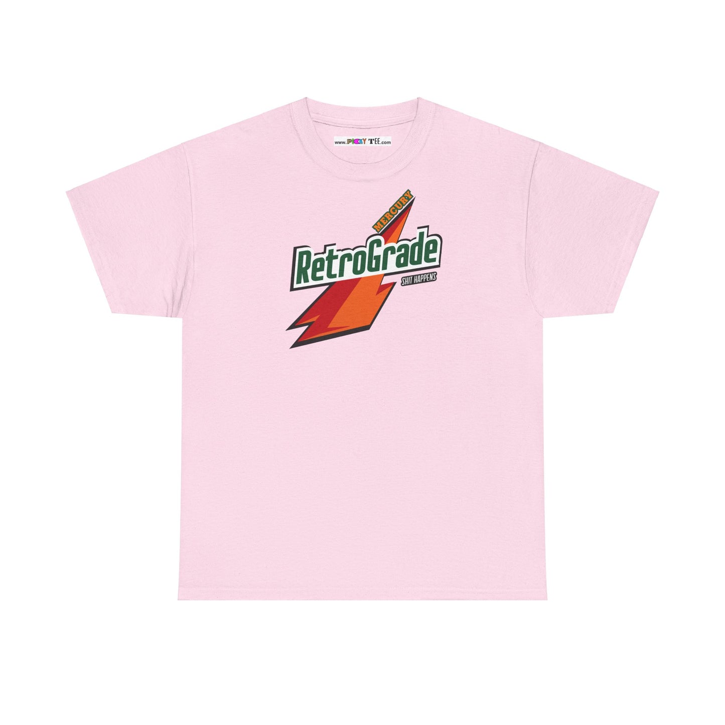 MERCURY RETROGRADE, SHIT HAPPENS Unisex Heavy Cotton Tee