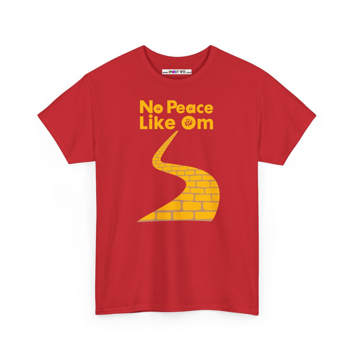 No Peace Like Om Unisex Heavy Cotton Tee