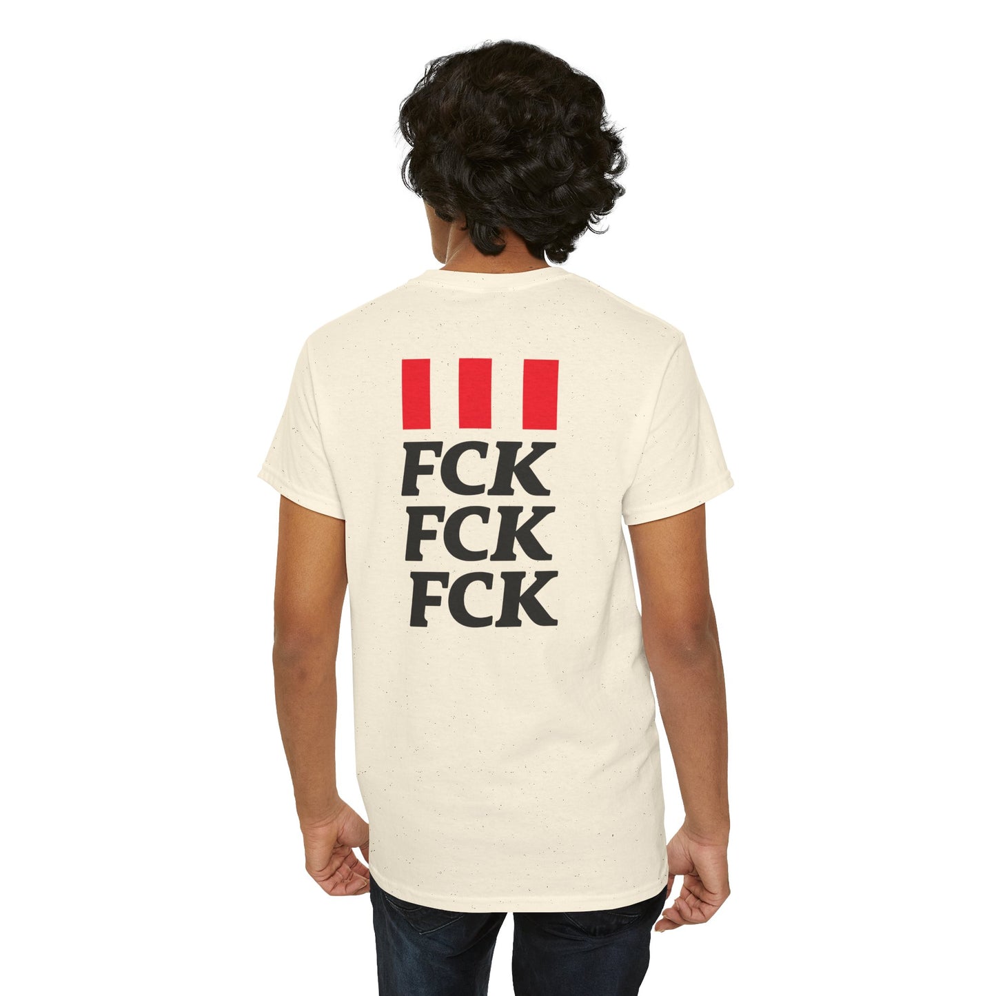 FCK FCK FCK Unisex Heavy Cotton Tee