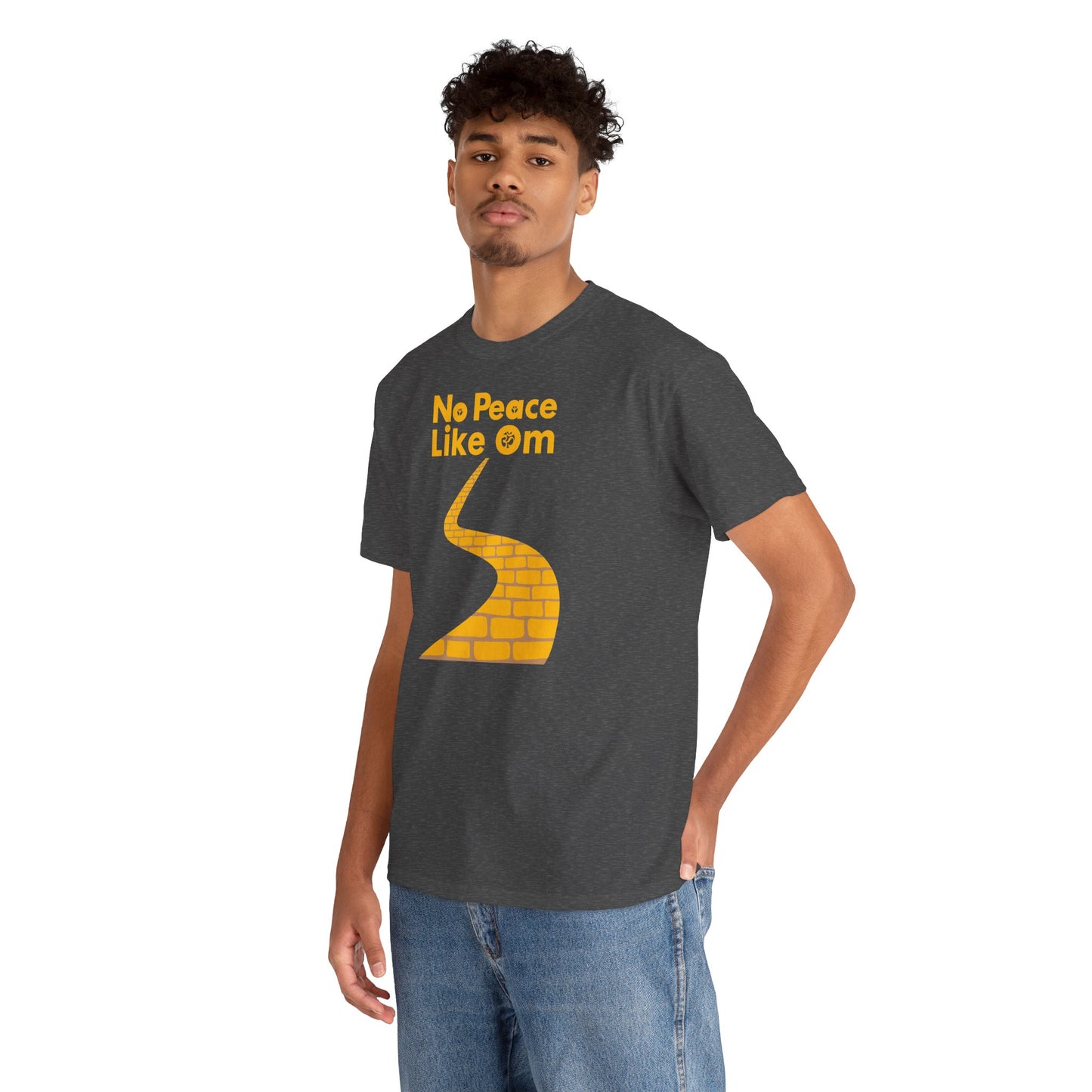 No Peace Like Om Unisex Heavy Cotton Tee
