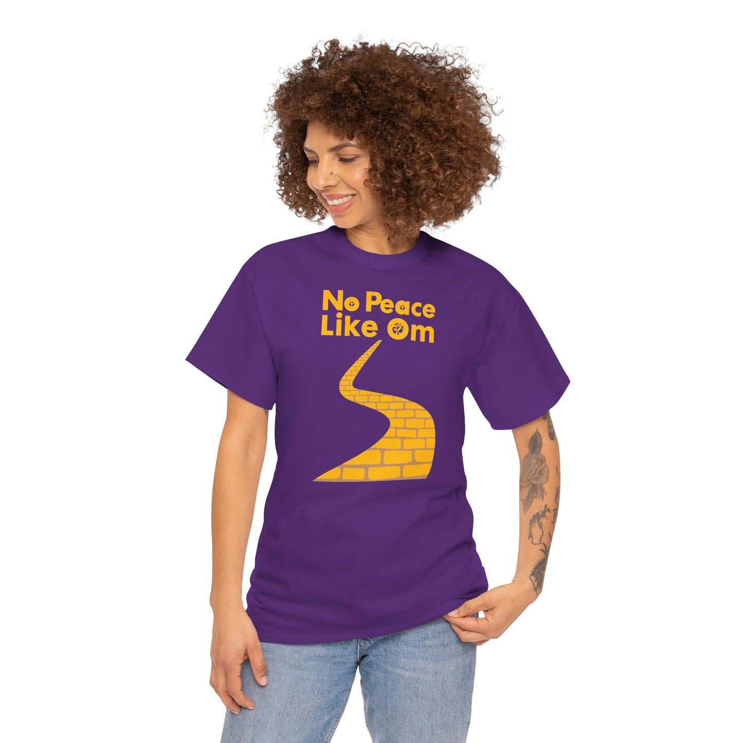 No Peace Like Om Unisex Heavy Cotton Tee