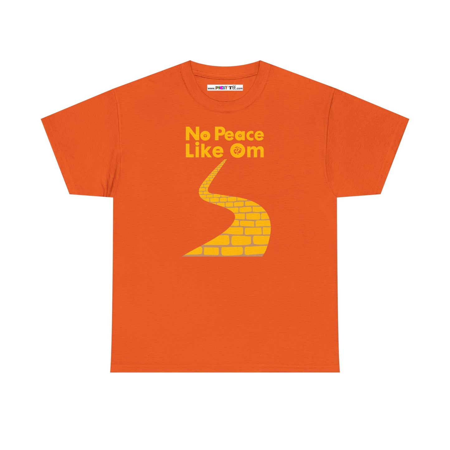 No Peace Like Om Unisex Heavy Cotton Tee