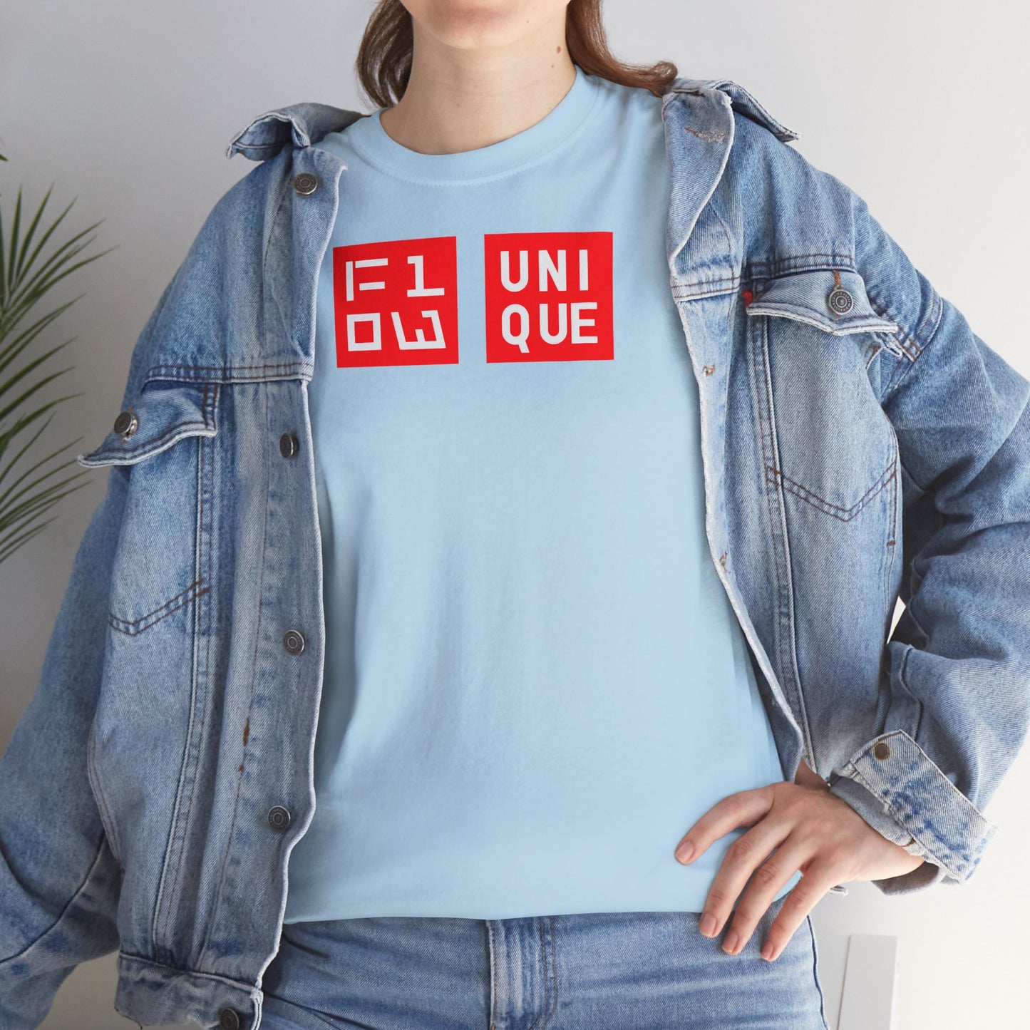 FLOW UNIQUE Unisex Heavy Cotton Tee