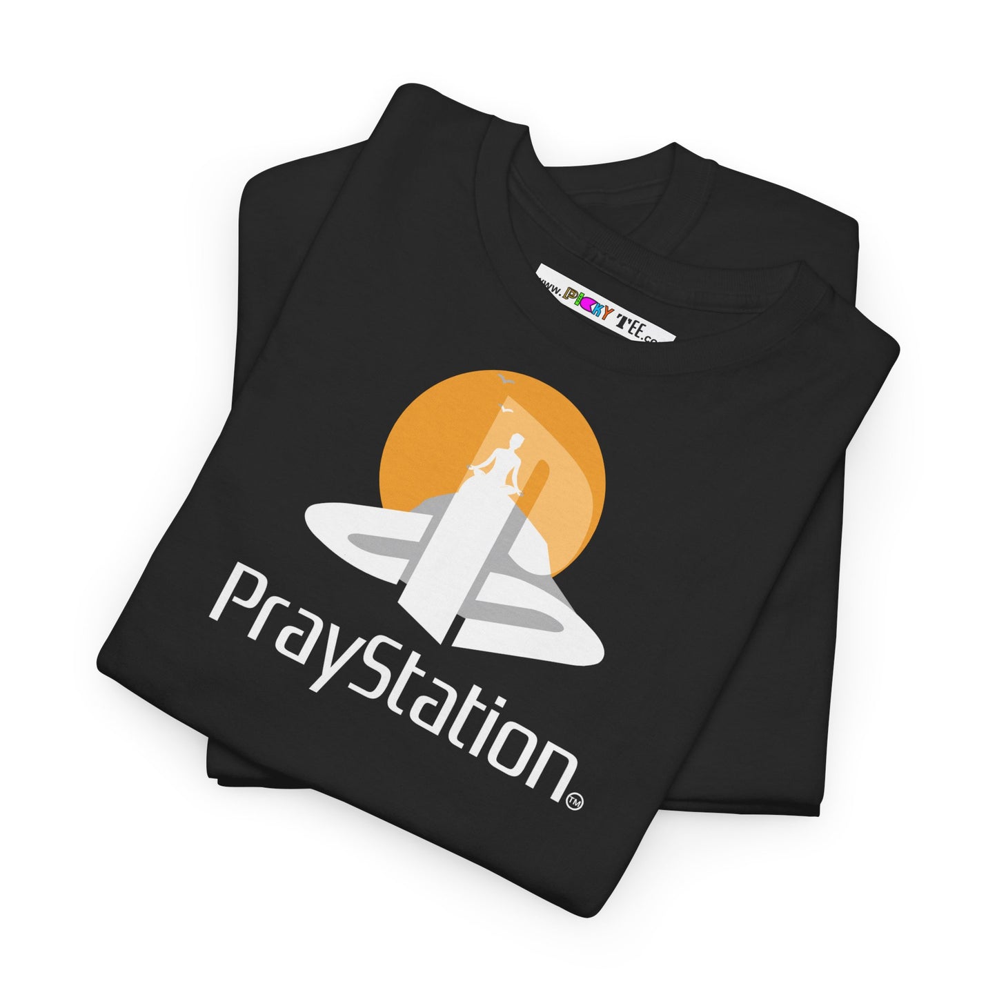 PrayStation Unisex Heavy Cotton Tee