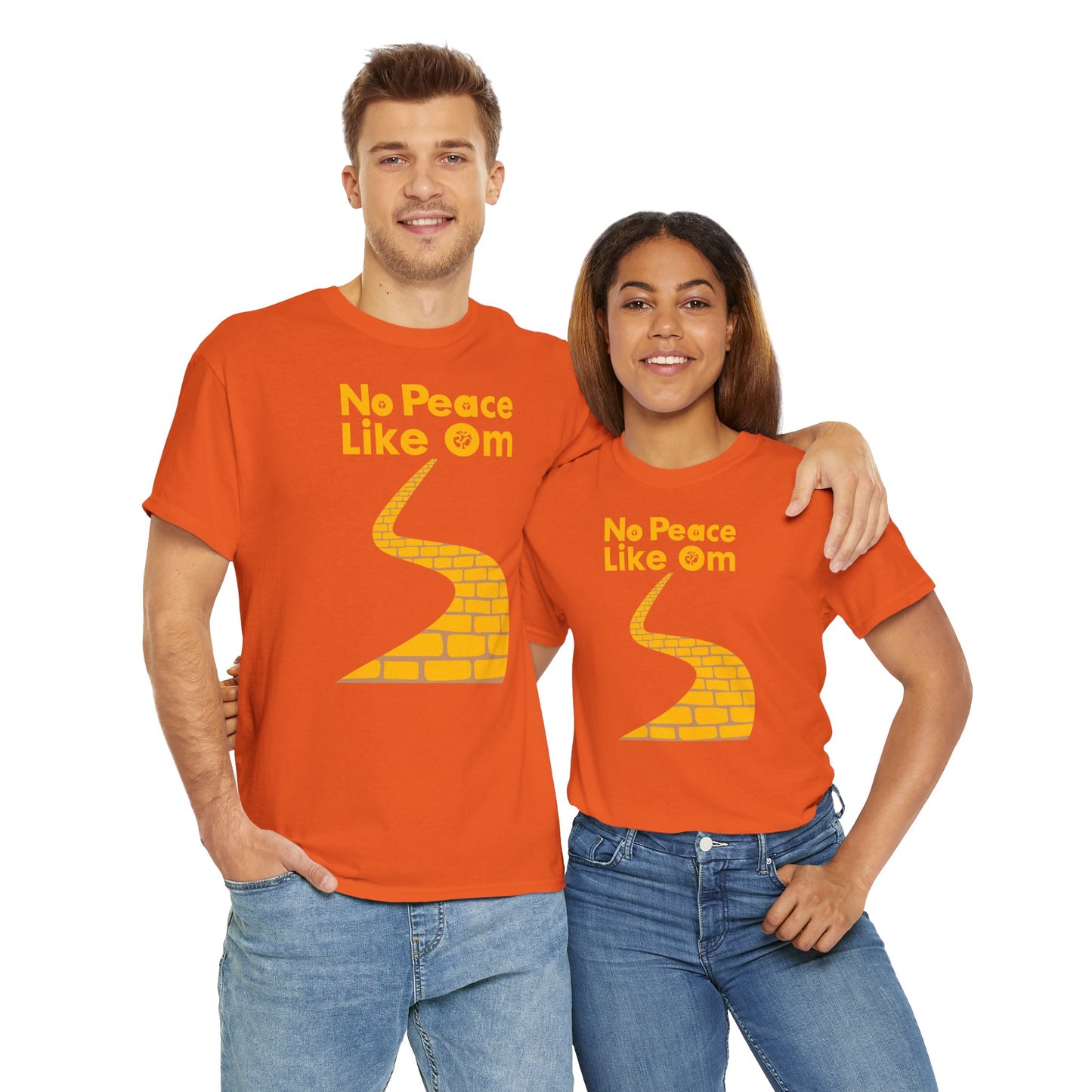 No Peace Like Om Unisex Heavy Cotton Tee