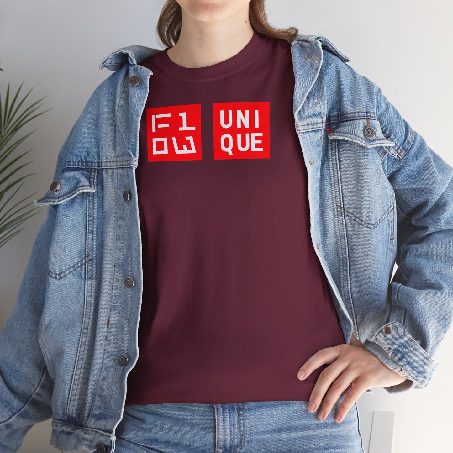 FLOW UNIQUE Unisex Heavy Cotton Tee