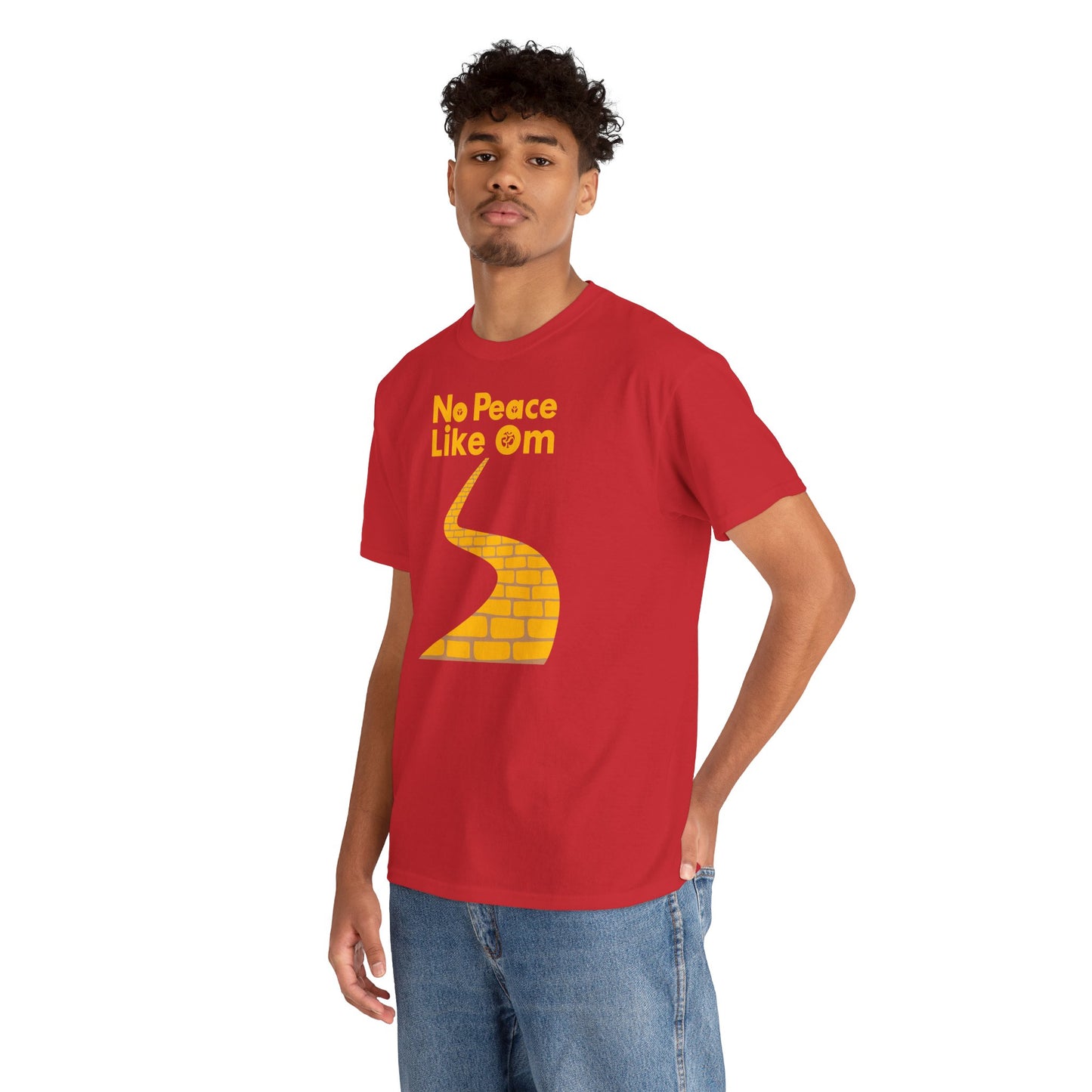 No Peace Like Om Unisex Heavy Cotton Tee