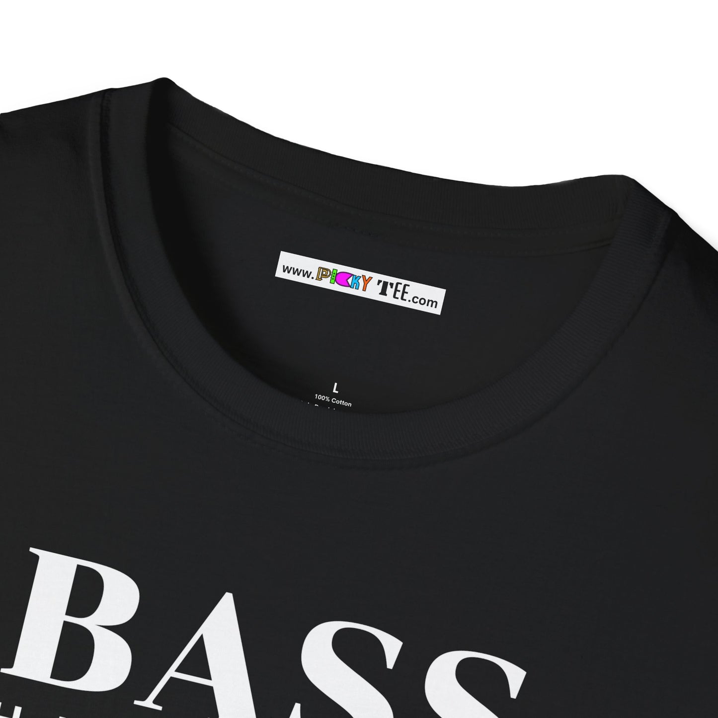 BASS HUGE BASS Unisex Softstyle 100% Cotton T-Shirt