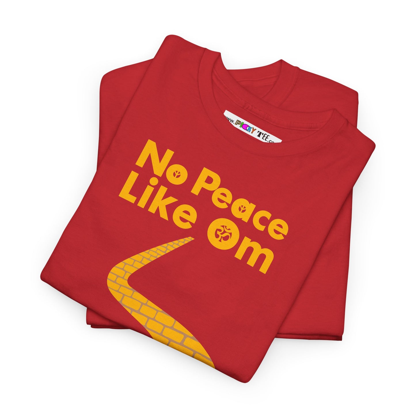 No Peace Like Om Unisex Heavy Cotton Tee