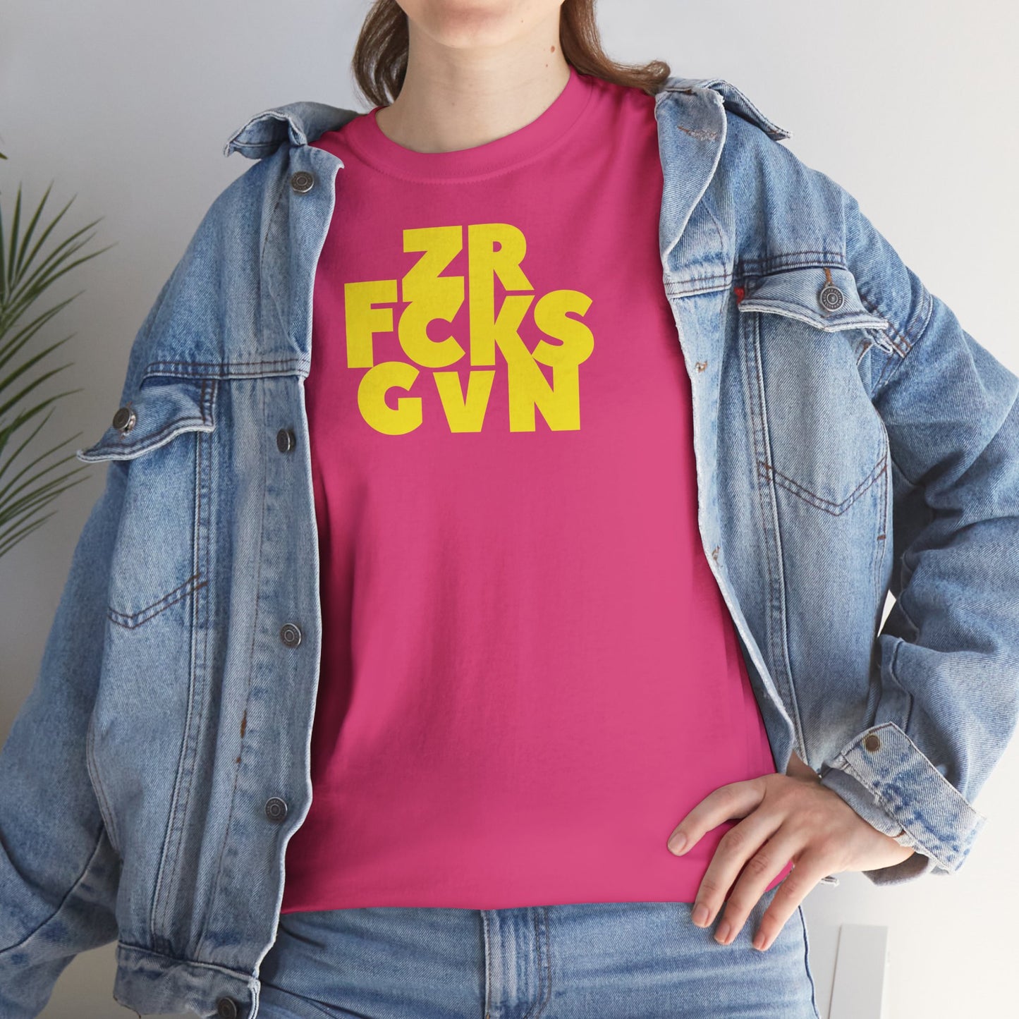 ZR FCKS GVN Unisex Heavy Cotton Tee