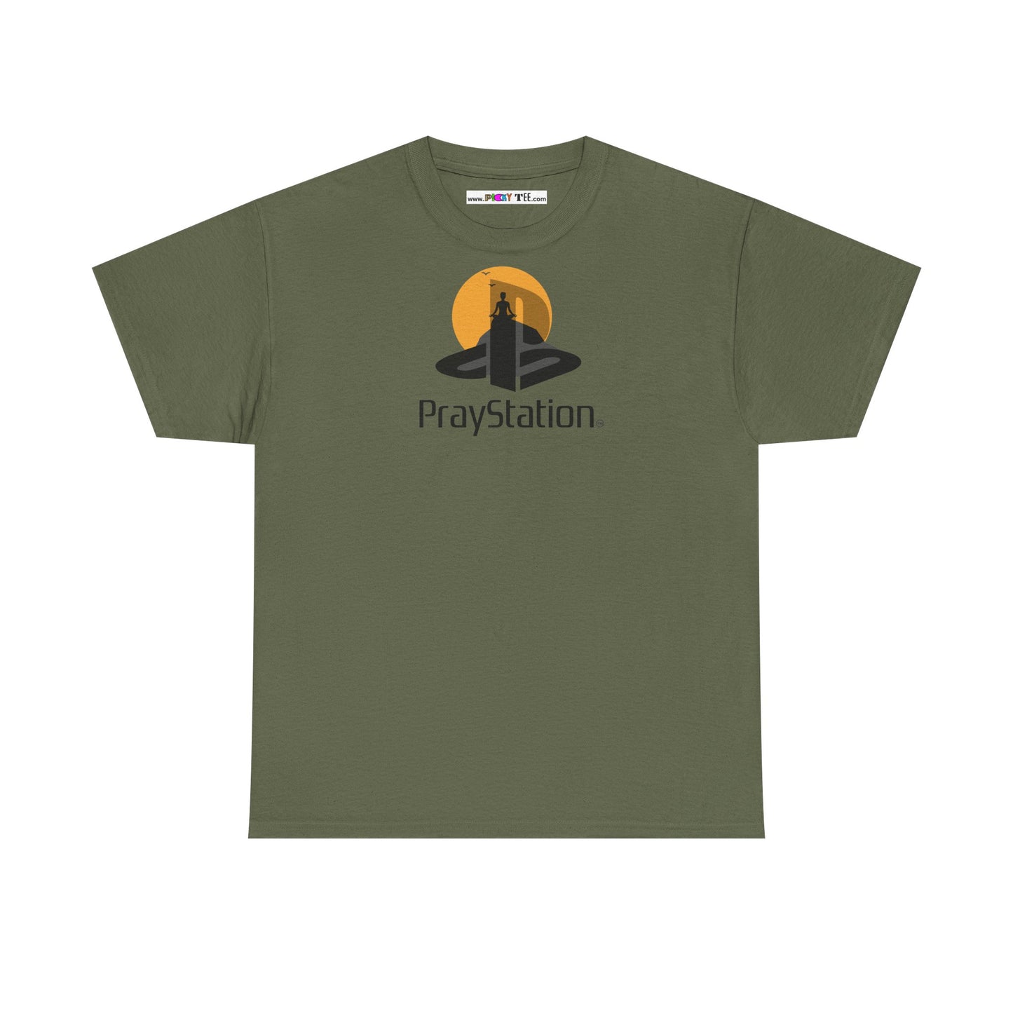 PrayStation Unisex Heavy Cotton Tee