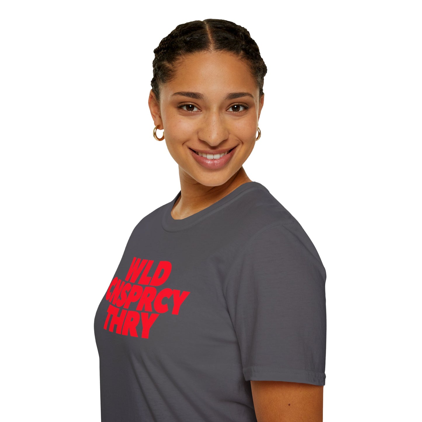 WLD CNSPRCY THRY Unisex Softstyle 100% Cotton T-Shirt