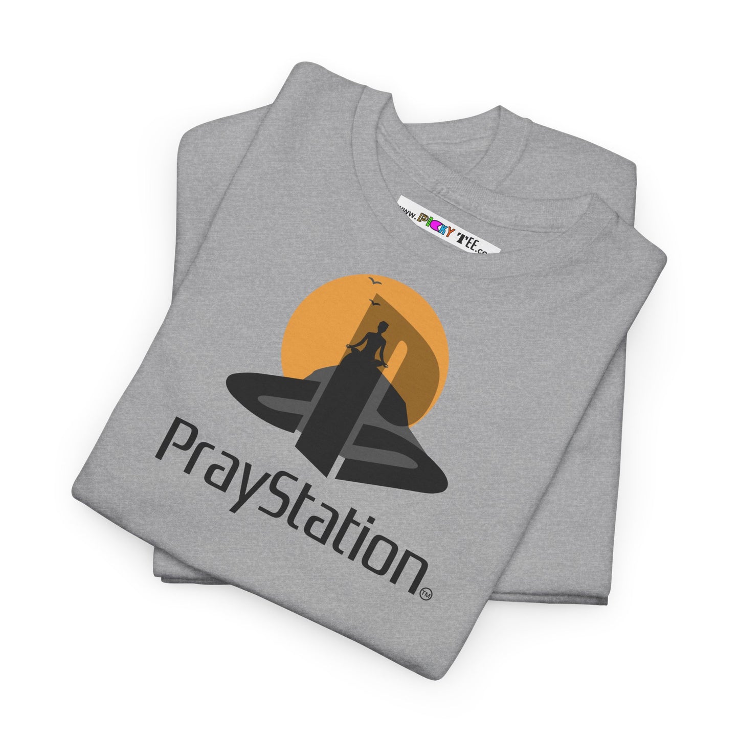 PrayStation Unisex Heavy Cotton Tee