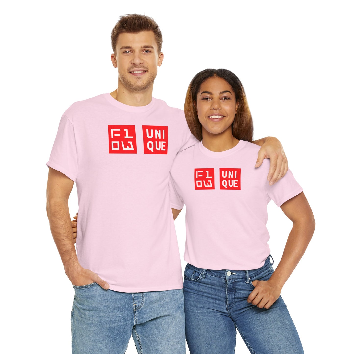 FLOW UNIQUE Unisex Heavy Cotton Tee