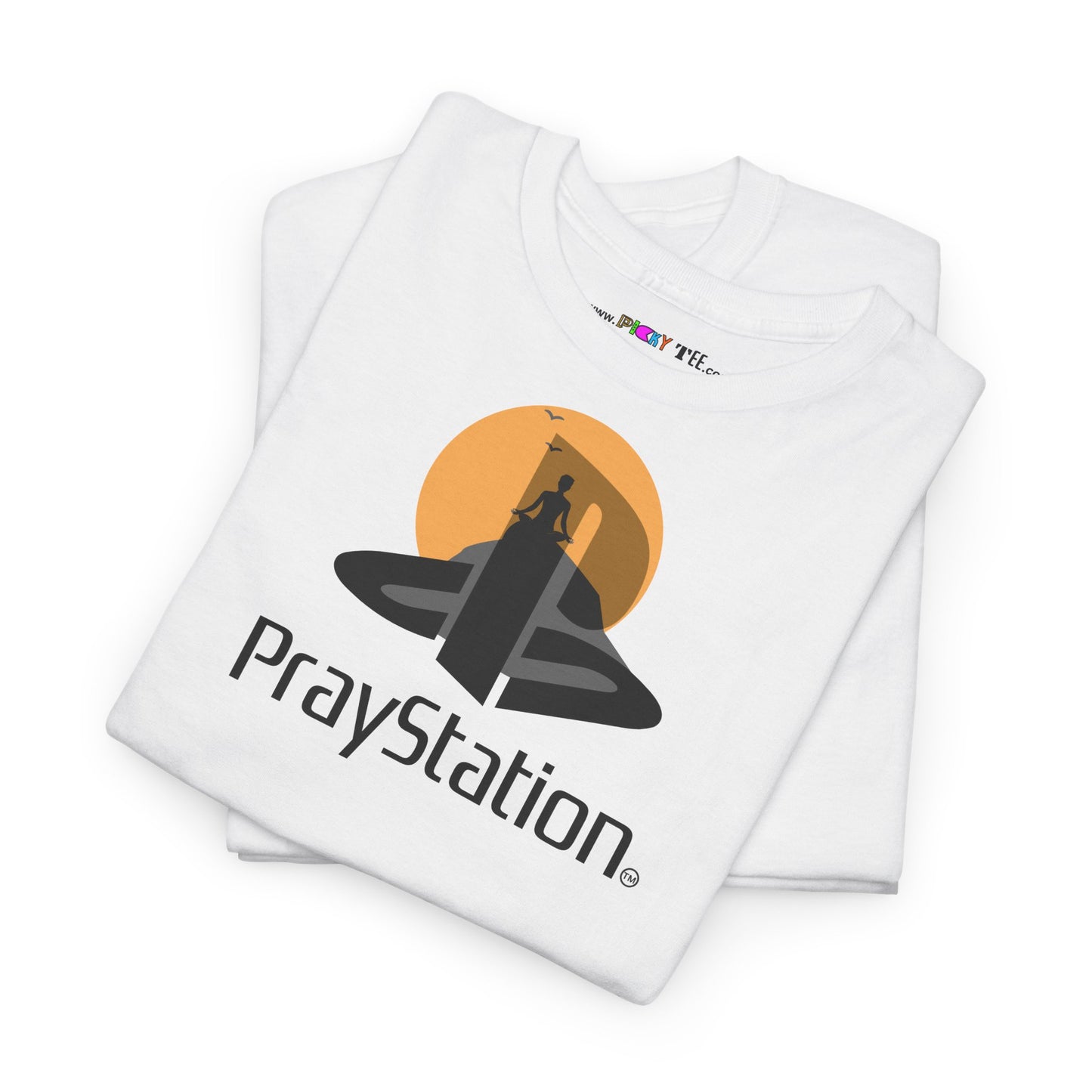 PrayStation Unisex Heavy Cotton Tee