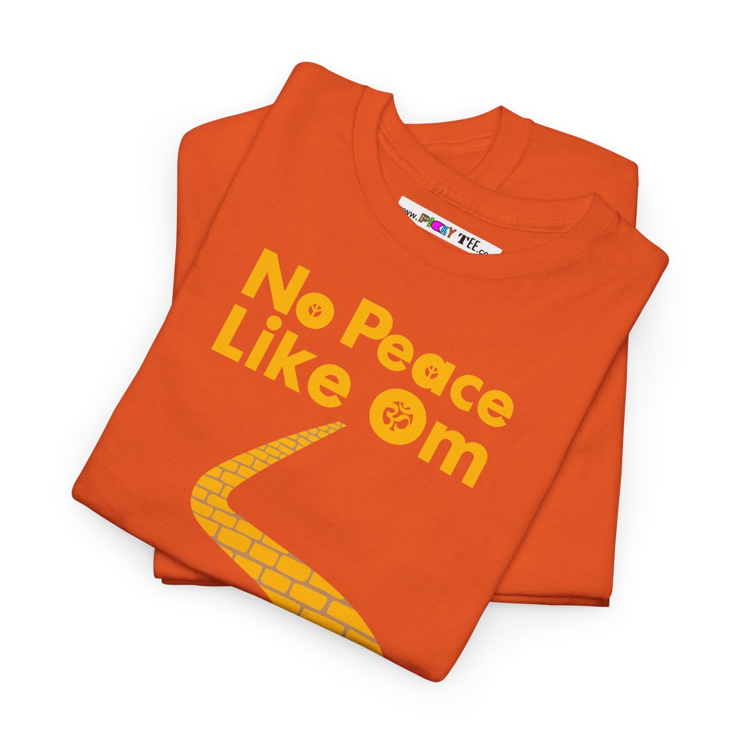 No Peace Like Om Unisex Heavy Cotton Tee