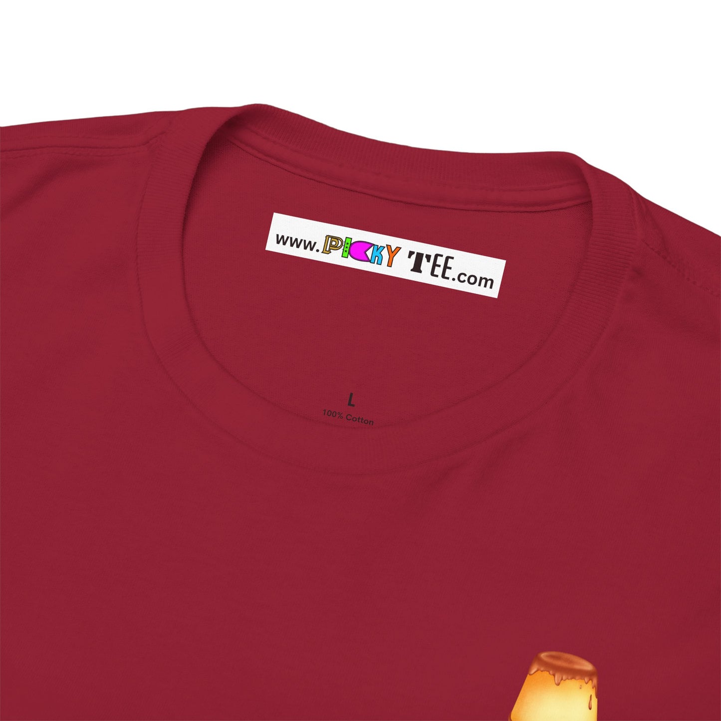 I LOVE IT WHEN A - FLAN COMES TOGETHER Unisex Heavy Cotton Tee
