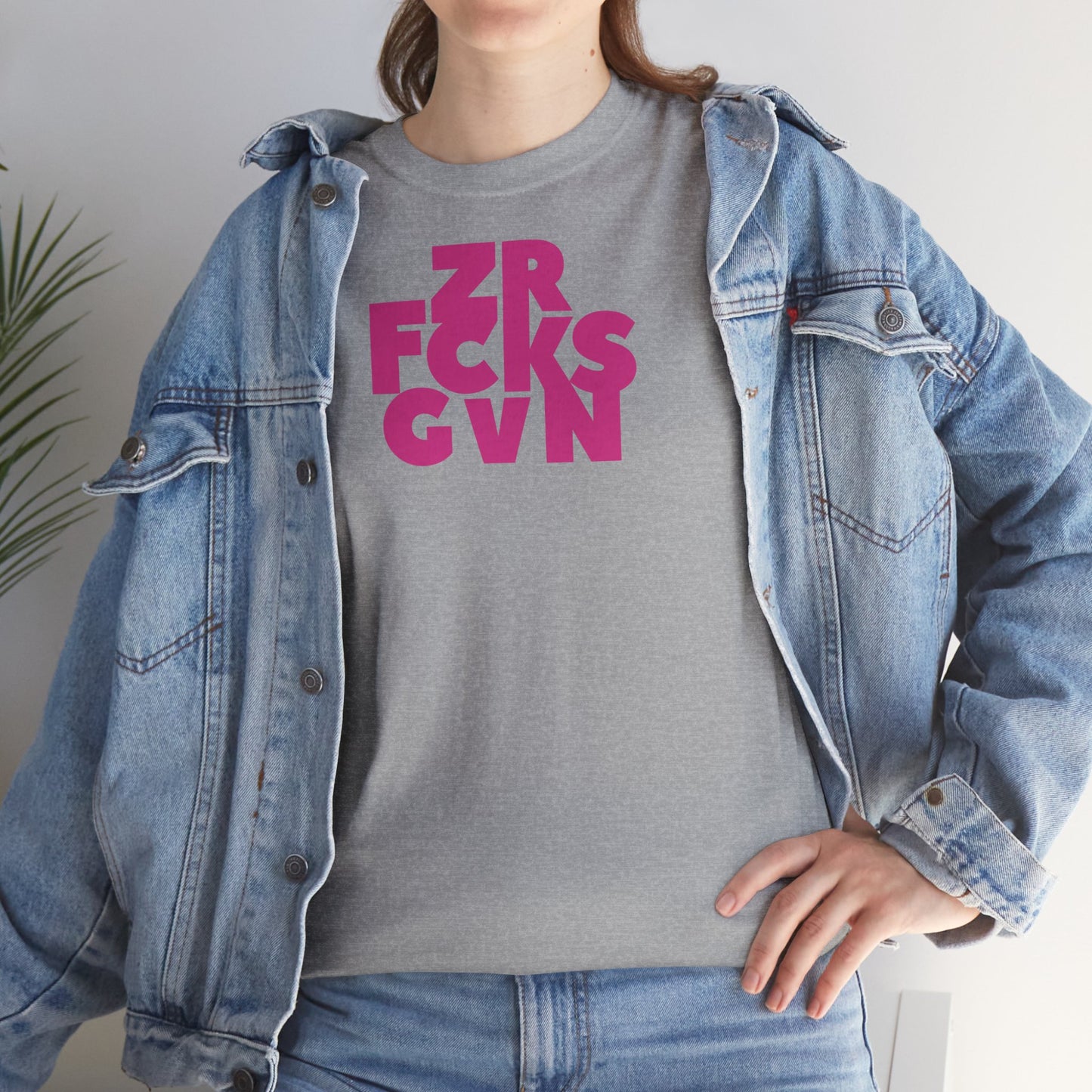 ZR FCKS GVN Unisex Heavy Cotton Tee