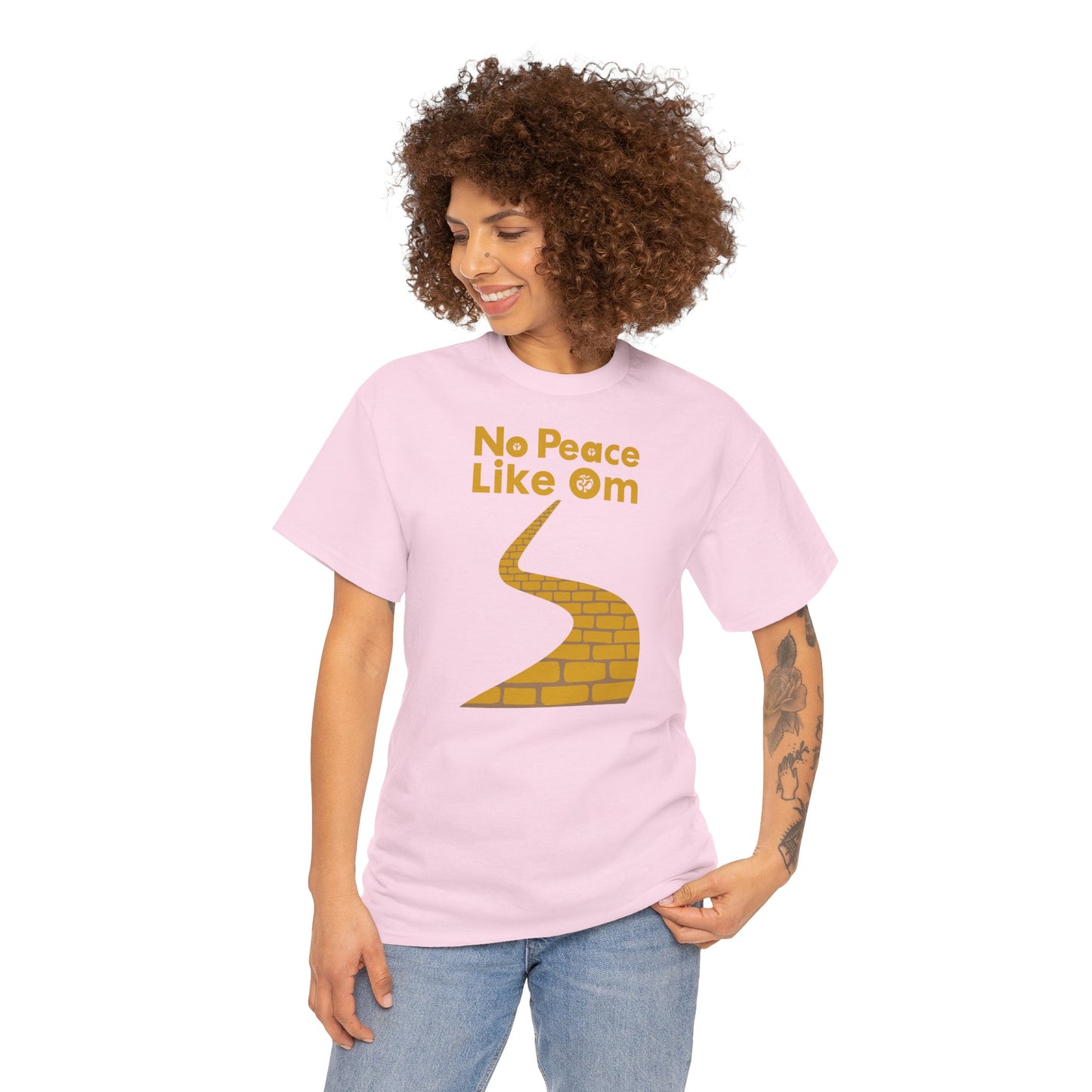 No Peace Like Om Unisex Heavy Cotton Tee