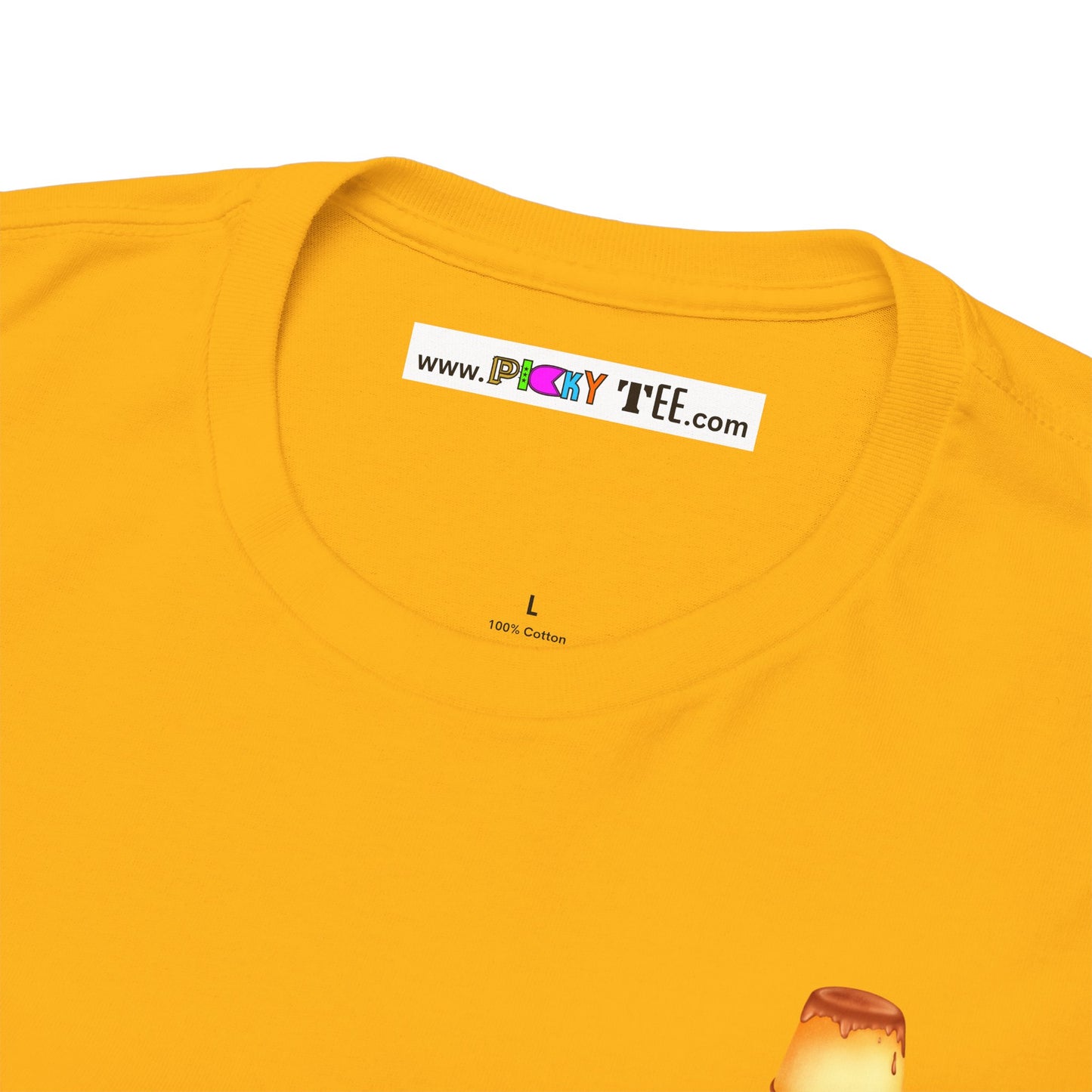 I LOVE IT WHEN A - FLAN COMES TOGETHER Unisex Heavy Cotton Tee