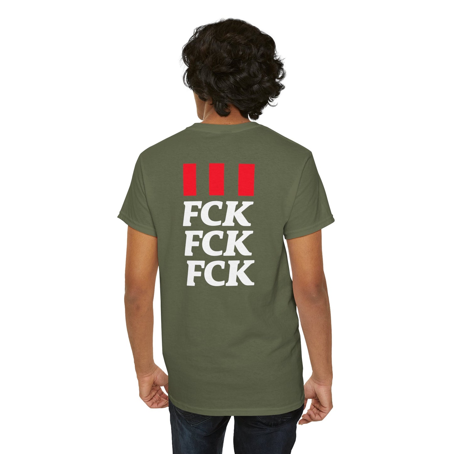 FCK FCK FCK Unisex Heavy Cotton Tee