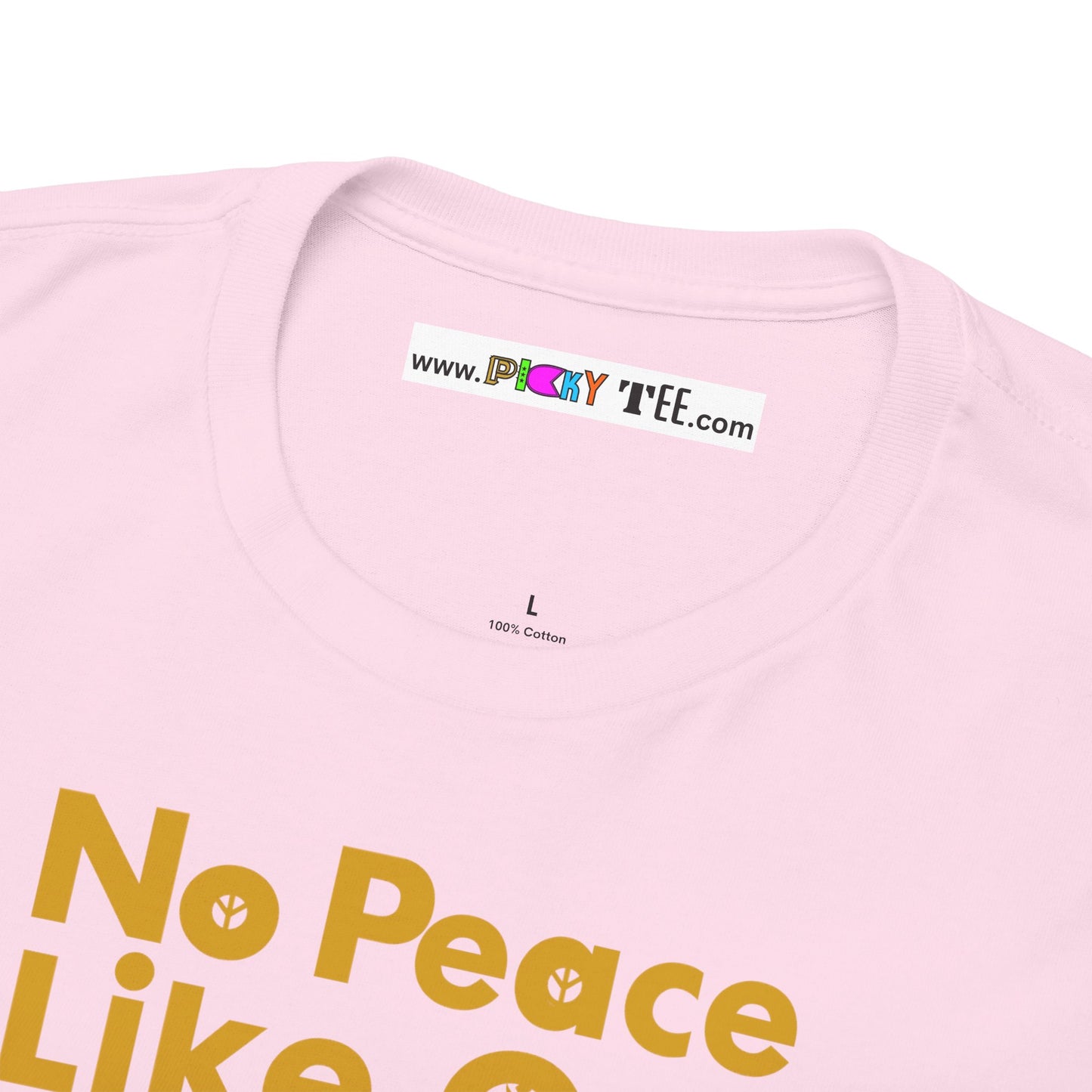 No Peace Like Om Unisex Heavy Cotton Tee
