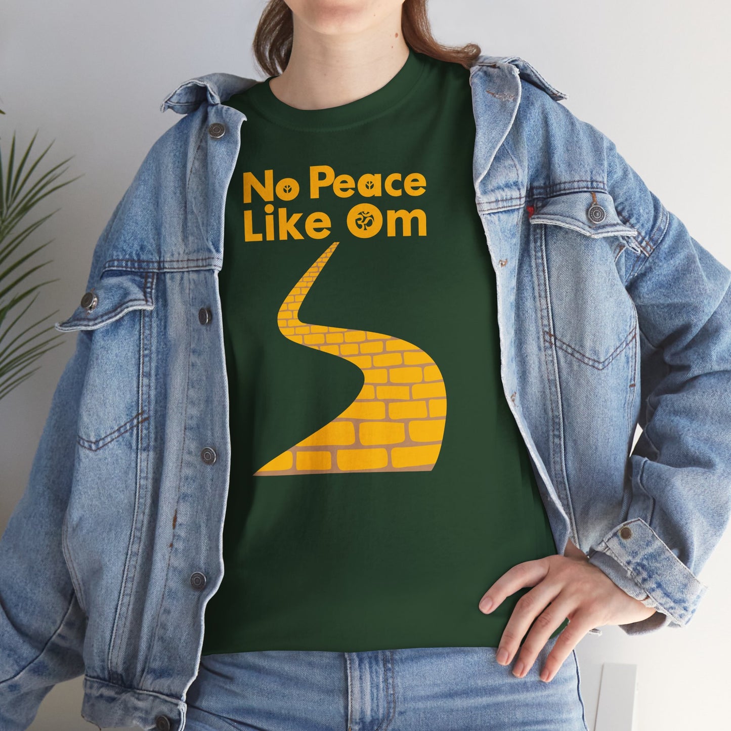 No Peace Like Om Unisex Heavy Cotton Tee