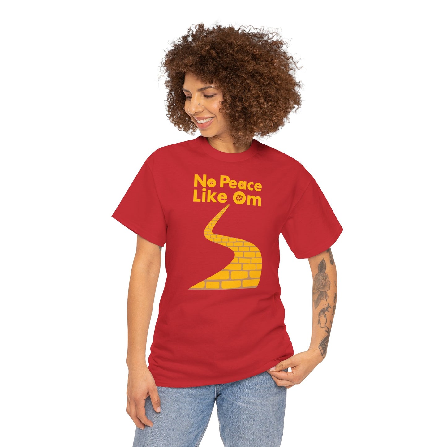 No Peace Like Om Unisex Heavy Cotton Tee