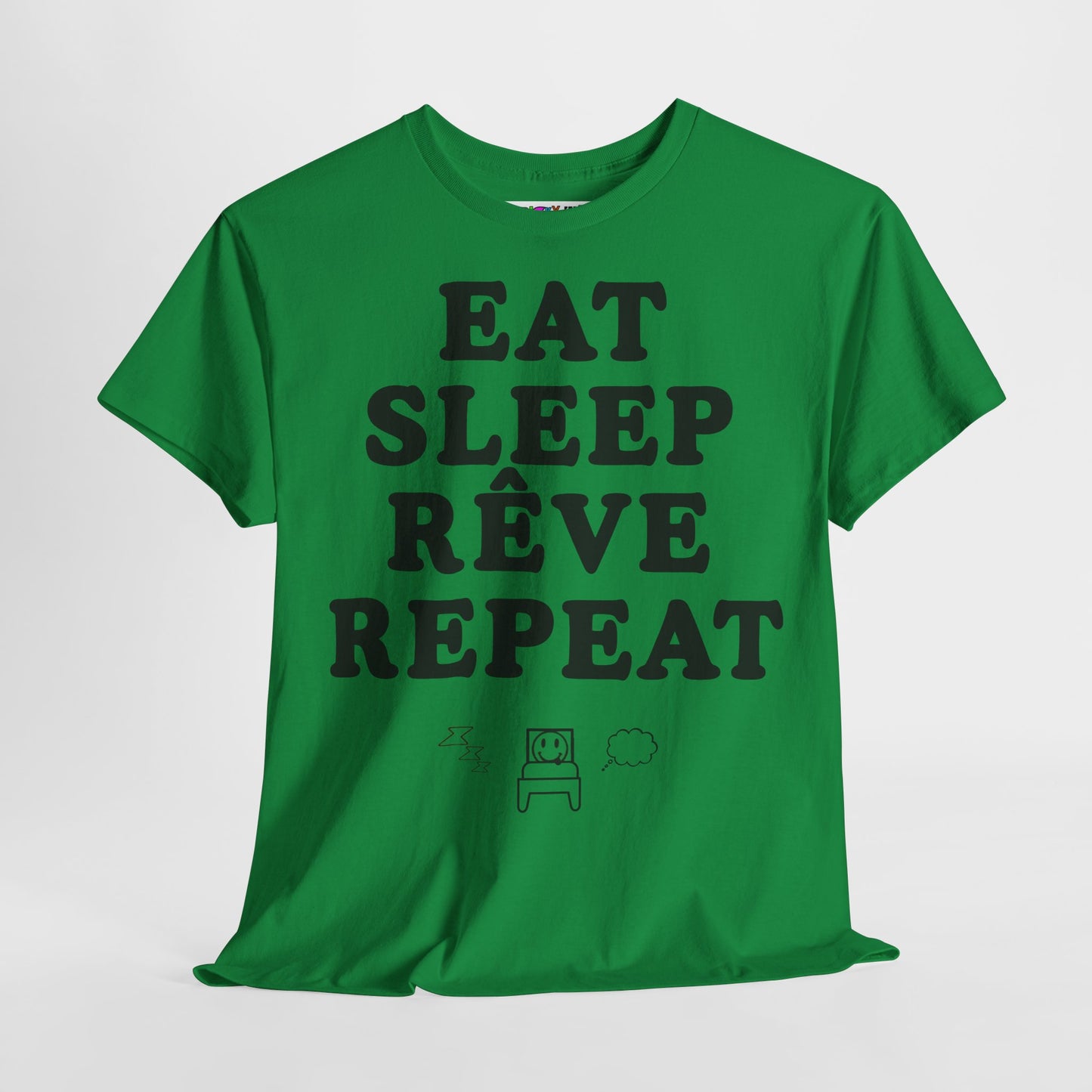 EAT SLEEP RÊVE REPEAT Unisex Heavy Cotton Tee