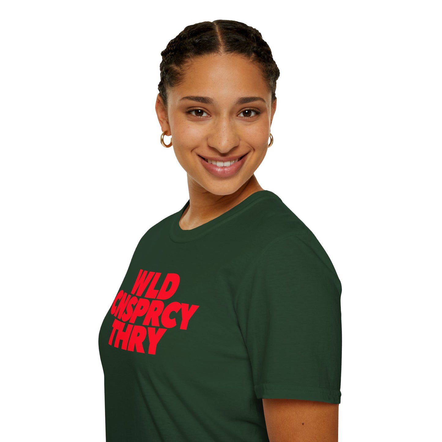 WLD CNSPRCY THRY Unisex Softstyle 100% Cotton T-Shirt