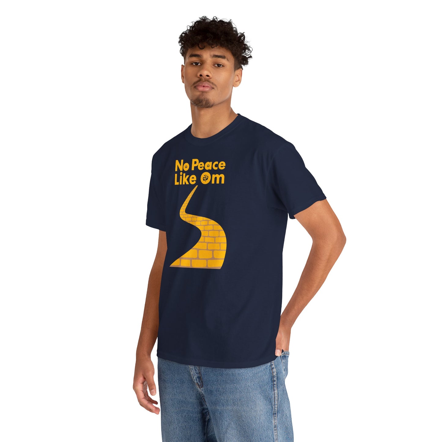 No Peace Like Om Unisex Heavy Cotton Tee