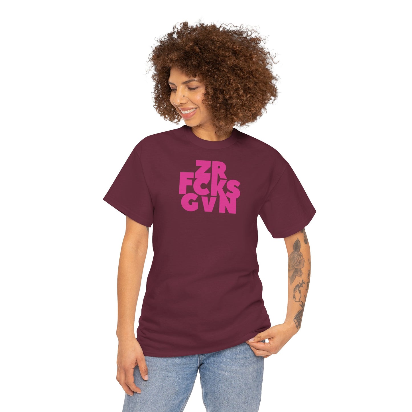 ZR FCKS GVN Unisex Heavy Cotton Tee