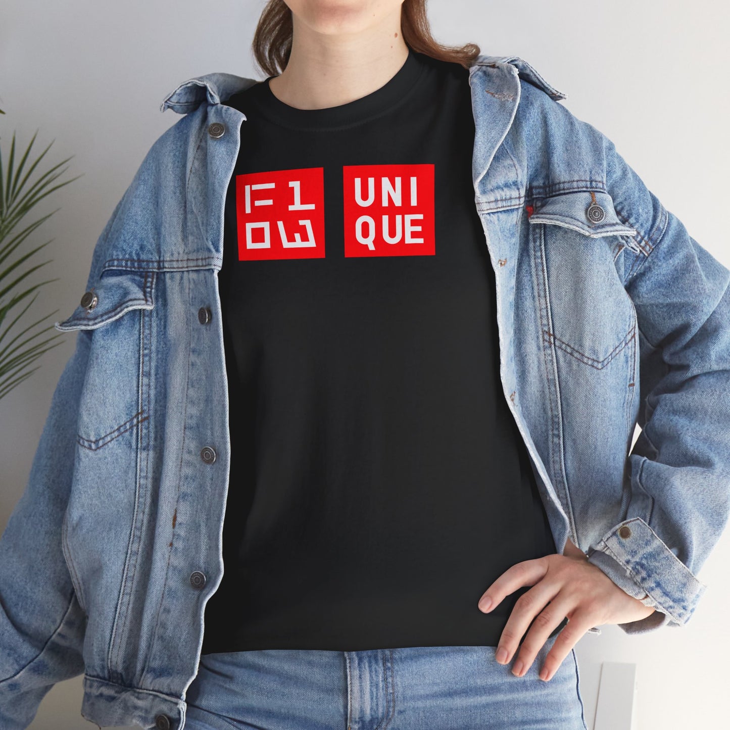 FLOW UNIQUE Unisex Heavy Cotton Tee