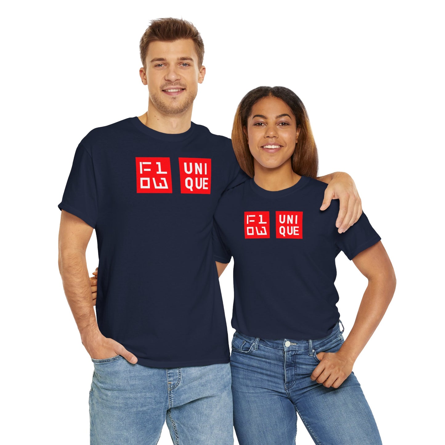 FLOW UNIQUE Unisex Heavy Cotton Tee